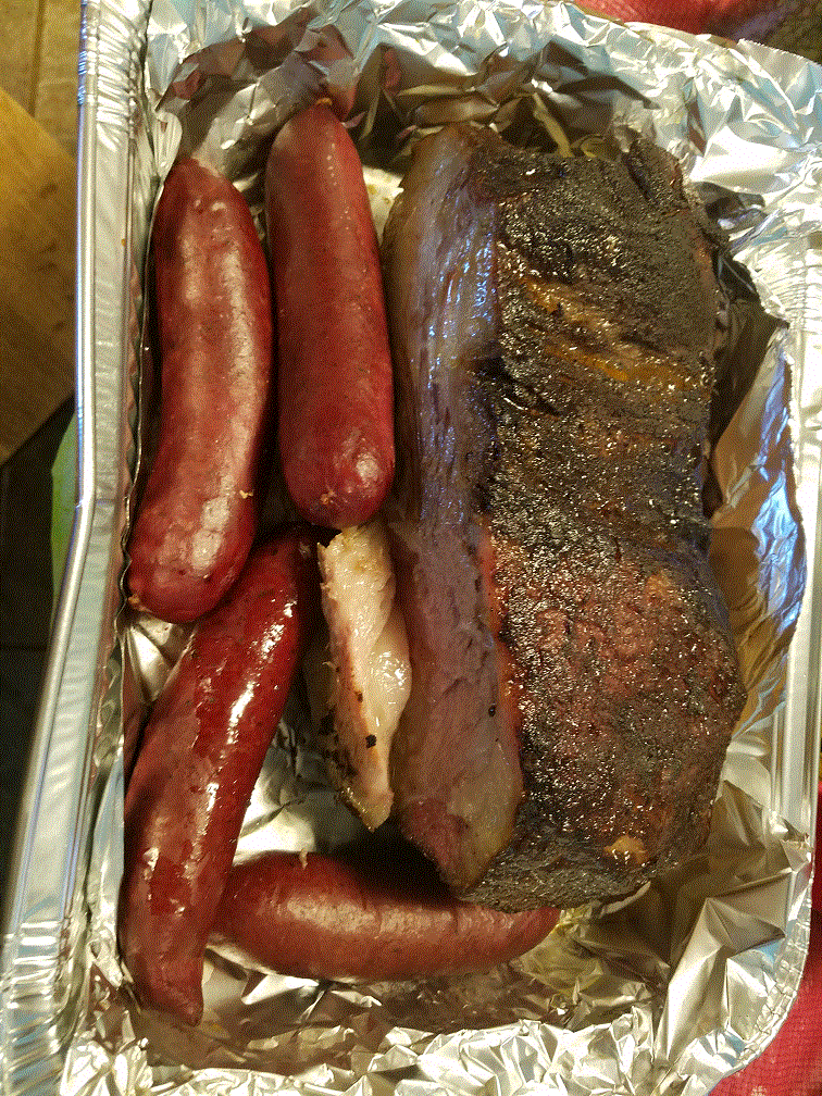 Brisket Point & Fischer's German Sausage.gif