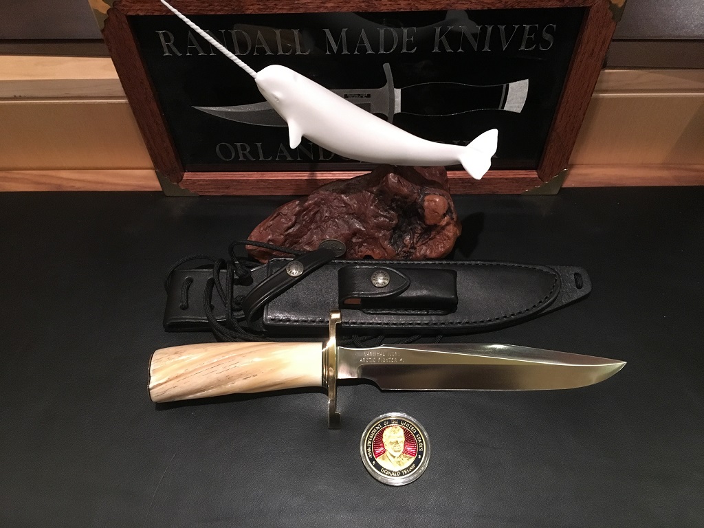 First RMK-Narwhal Ivory Arctic Fighter# 001 with Sheath KT-2-10-17.jpg